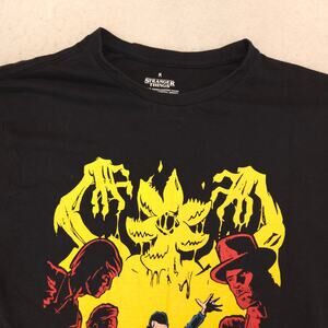 Stranger Things Short Sleeve Crew Neck Graphic T Shirt Mens Size M Black